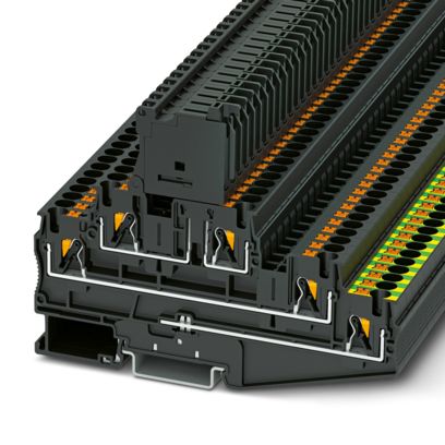 PT 4-PE/L/HESILED 250 (5X20) - Fuse modular terminal block