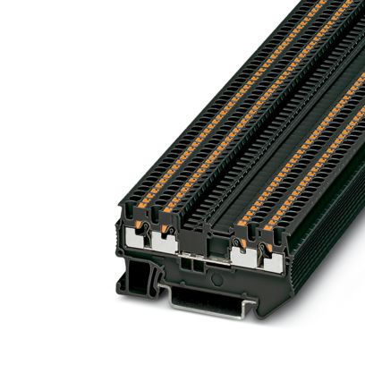 PT 1,5/S-QUATTRO BK - Feed-through terminal block - 3208199