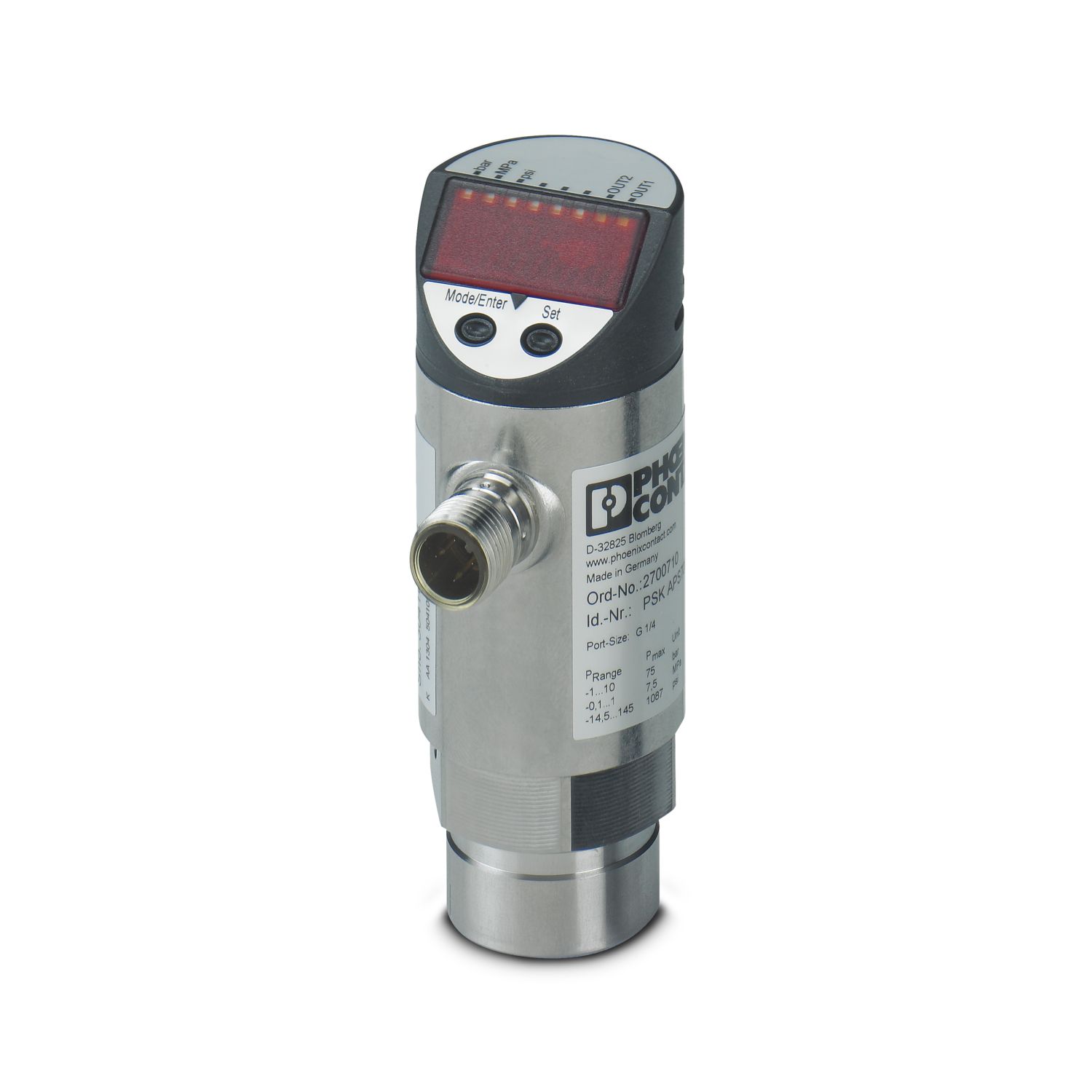 PSK APS7004IOL - 圧力センサ - 2700710 | Phoenix Contact PSK APS7004IOL - 圧力センサ - 2700710 | Phoenix Contact
