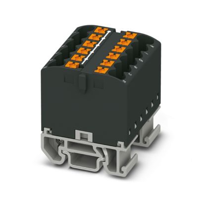 PTFIX 12X2,5-NS15A BK - Verteilerblock