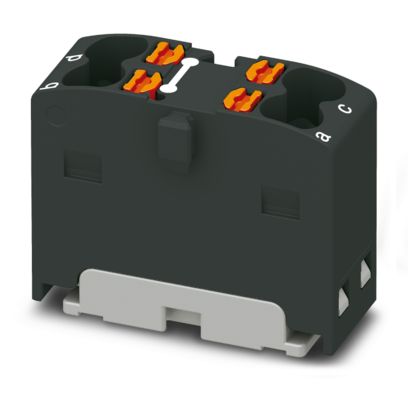 PTFIX 4X1,5 BK - Distribution block - 1046616 | Phoenix Contact