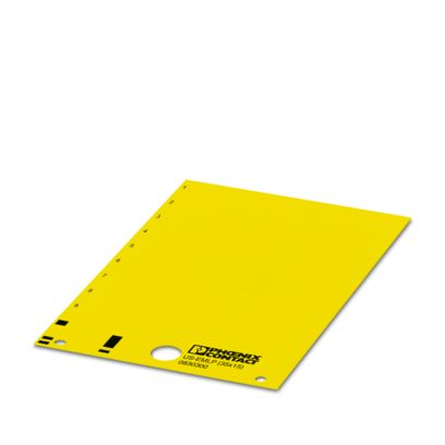US-EMLP (35X15) YE - Kunststoffschild