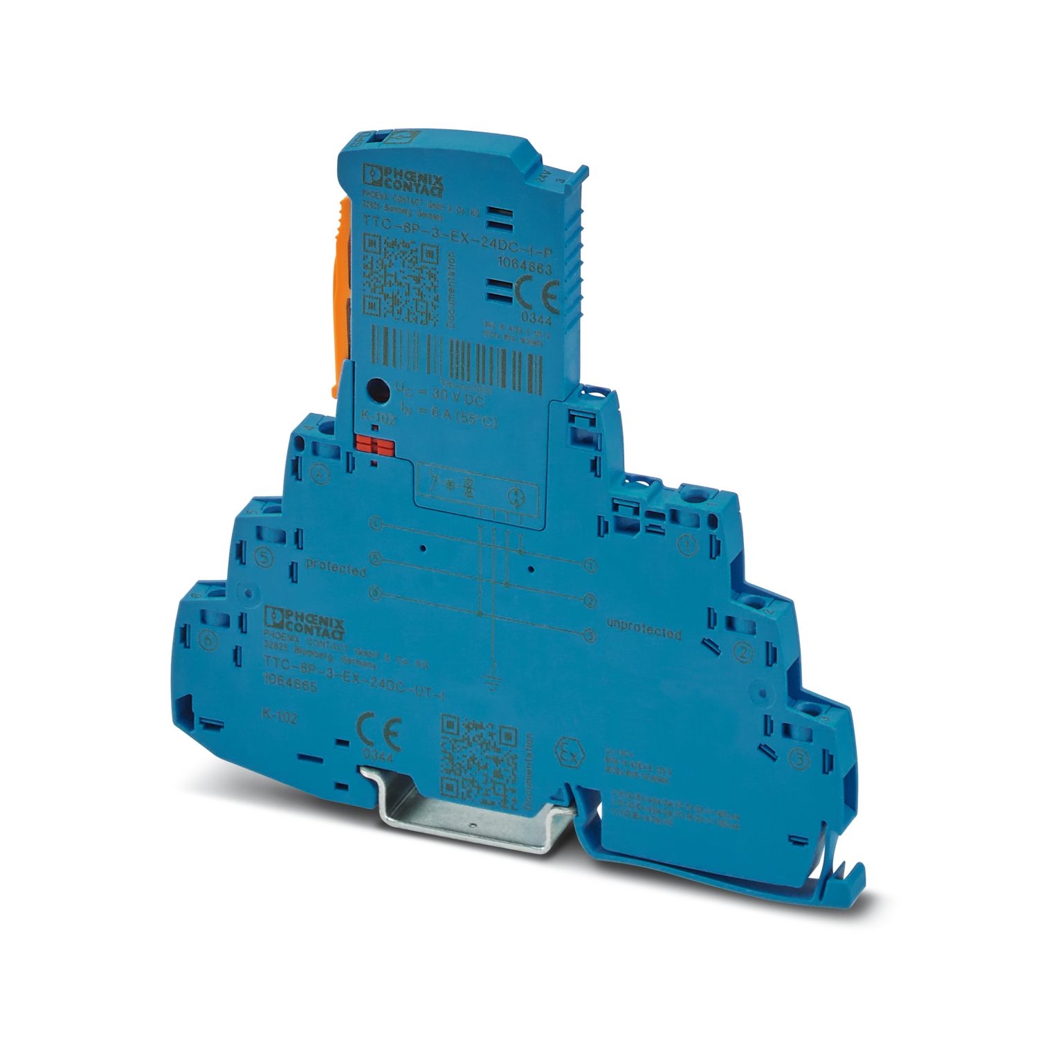TTC-6P-3-EX-24DC-UT-I - Surge protection device - 1064665 | Phoenix Contact TTC-6P-3-EX-24DC-UT-I - Surge protection device - 1064665 | Phoenix Contact