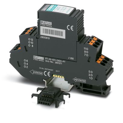 hiết bị chống sét lan truyền - PT-IQ-4X1-24DC-PT - Surge protection device (2801271)
