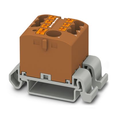 PTFIX 6/6X2,5-NS35A BN - Distribution block (3273208)