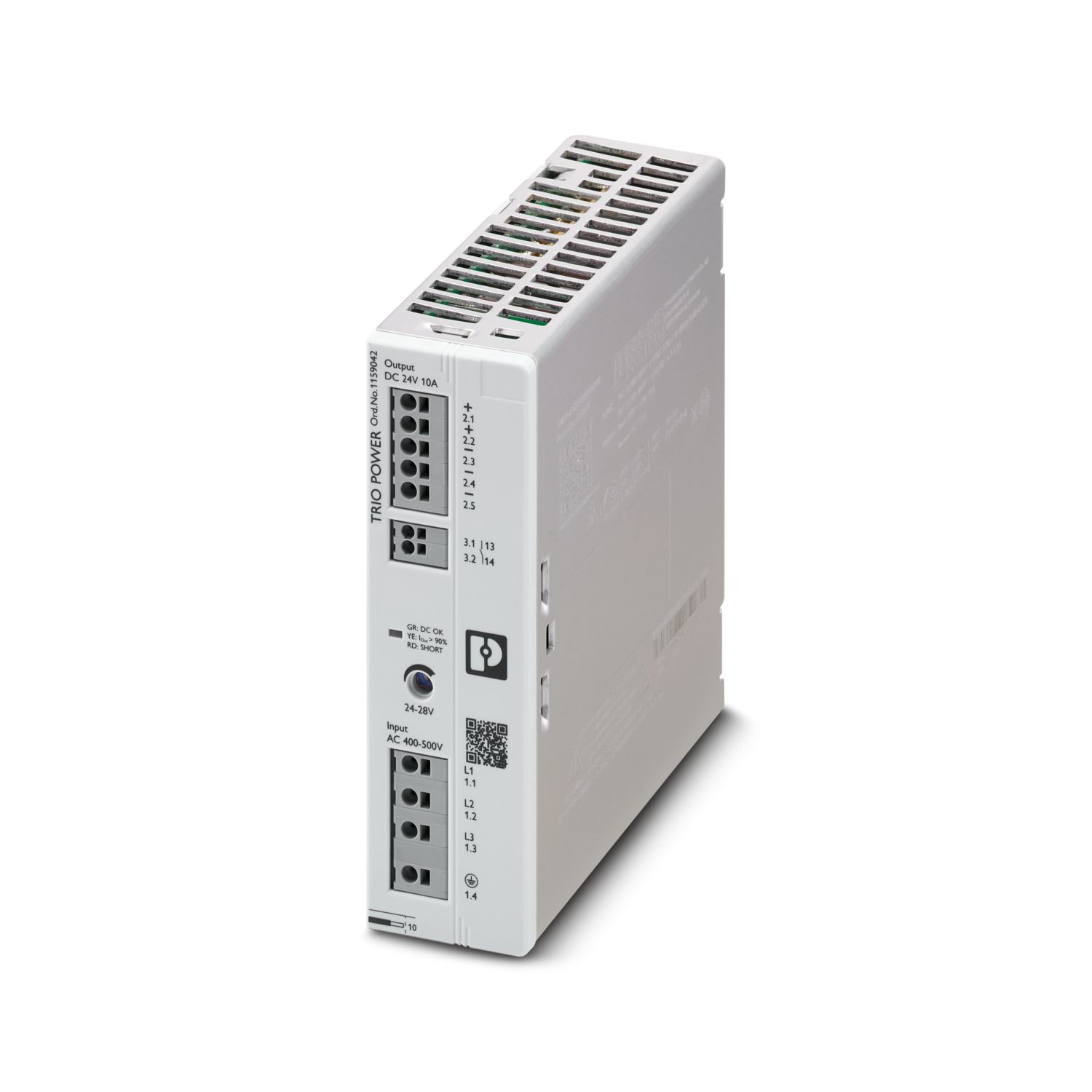 TRIO3-PS/3AC/24DC/10 - Power supply unit - 1159042 | Phoenix Contact