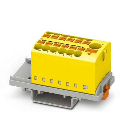 PTFIX 6/12X2,5-NS35 YE - Verteilerblock