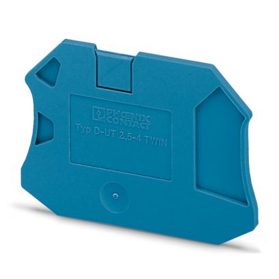 D-UT 2,5/4-TWIN BU - Abschlussdeckel
