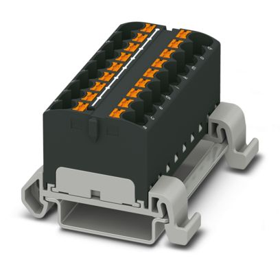 PTFIX 18X4-NS35A BK - Verteilerblock