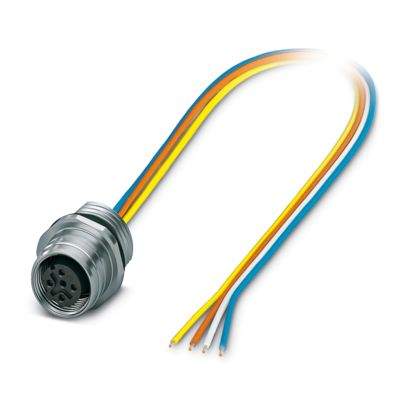 SACC-E-FSD-4CON-M16/0,5 PP - Device connector front mounting (1027686)