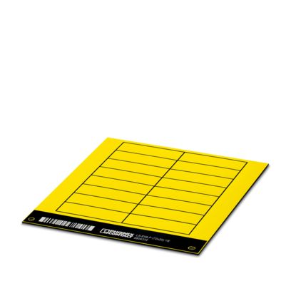 LS-EMLP (72X20) YE - Gerätemarker