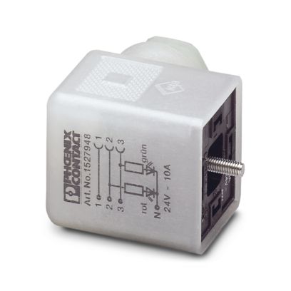 SACC-V-5CON-PG9/AD-2L 24V - Valve connector (1527948)