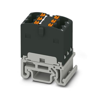 PTFIX 6X1,5-NS15A BK - Verteilerblock