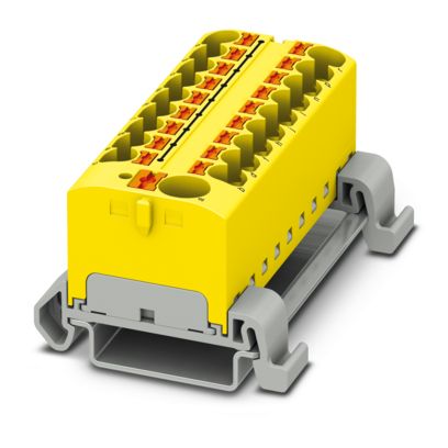 PTFIX 10/18X4-NS35A YE - Verteilerblock