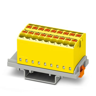 PTFIX 18X2,5-NS35 YE - Verteilerblock