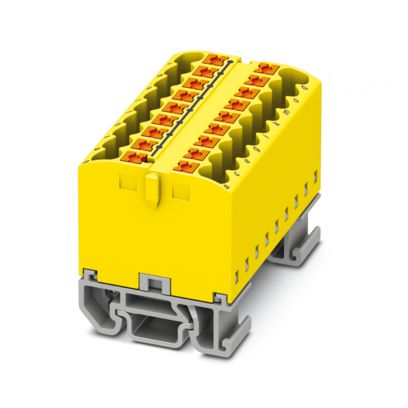 PTFIX 18X2,5-NS15A YE - Verteilerblock