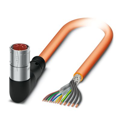 K-8E-M23MK/10,0-H00/OE-C5-S - Kabelstecker kunststoffumspritzt
