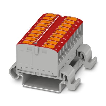 PTVFIX 18X2,5-NS35A RD - Verteilerblock