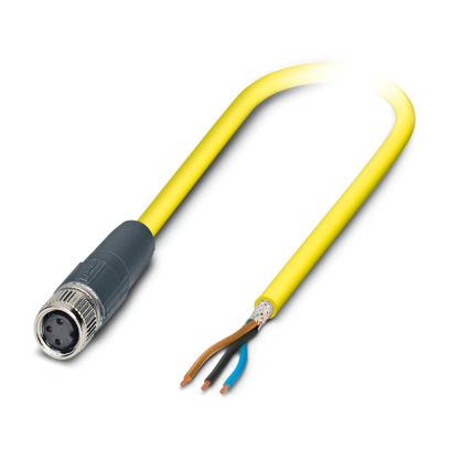 SAC-3P-10,0-542/M8 FS SH BK - Sensor-/Aktor-Kabel