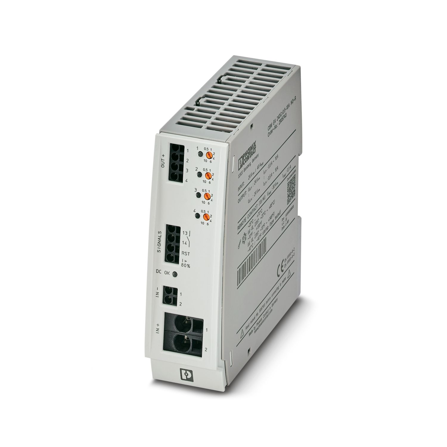 QUINT4-PS/1AC/24DC/40 - Power supply - 2904603 | Phoenix Contact QUINT4-PS/1AC/24DC/40 - Power supply - 2904603 | Phoenix Contact