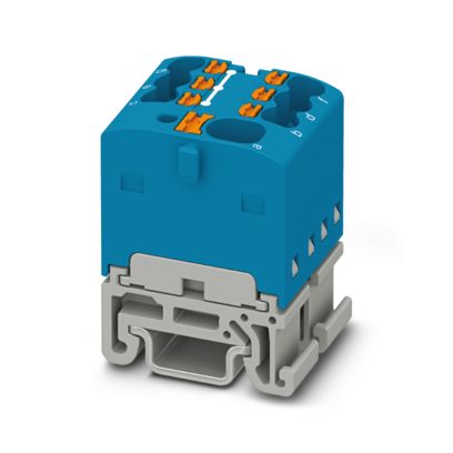 PTFIX 4/6X1,5-NS15A BU - Verteilerblock