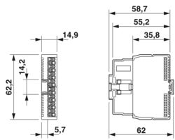 AXL SE RTD4 PT1000 - Temperature module - 1182190 | Phoenix Contact