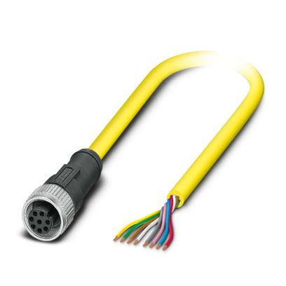 SAC-8P-10,0-542/M12FS BK - Sensor/actuator cable - 1406103 