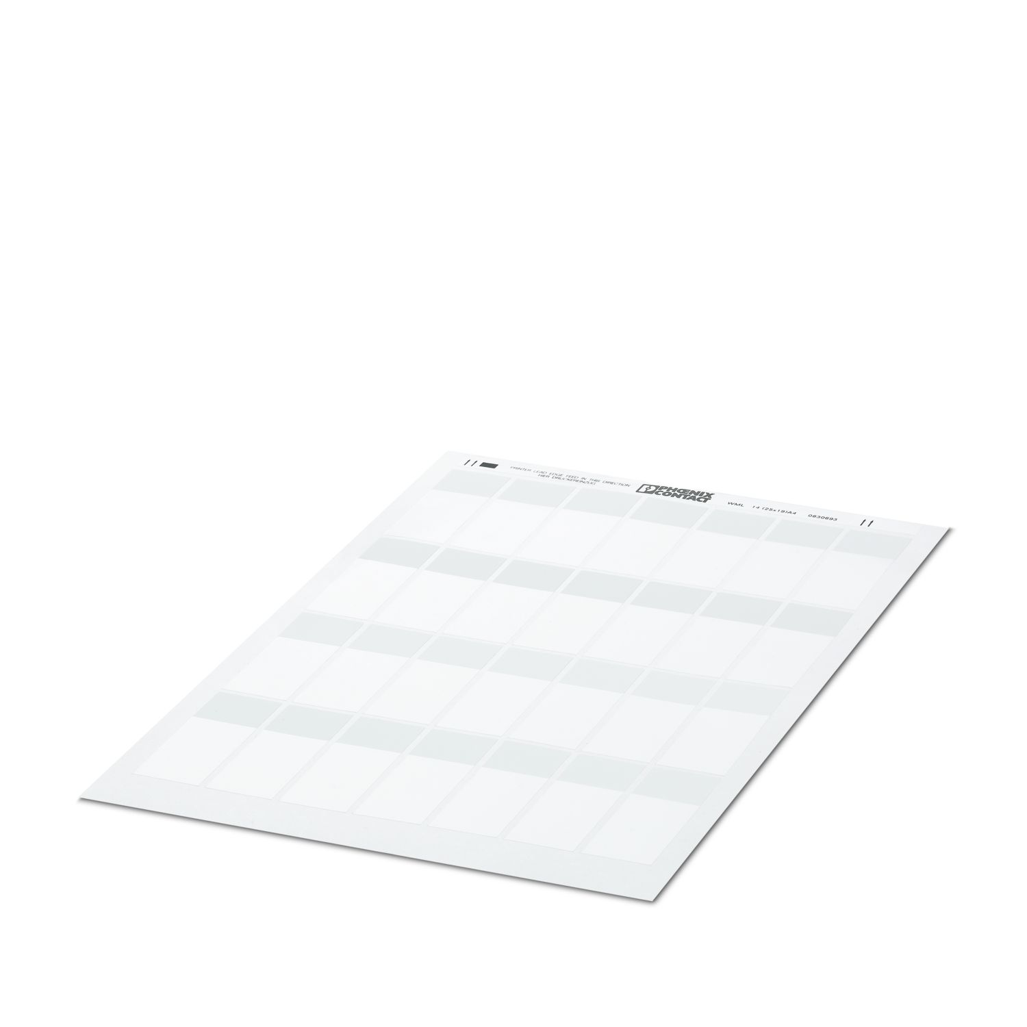 WML 14 (25X19)A4 - Cable marker label - 0830693 | Phoenix