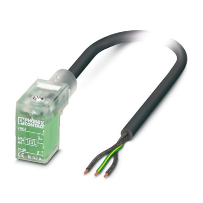 SAC-3P- 3,0-PUR/CI-1L-R-ES - Sensor-/Aktor-Kabel