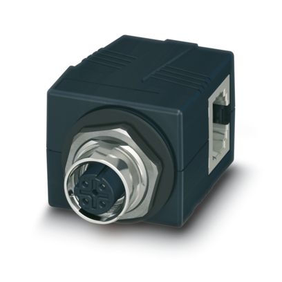 CUC-BH-M12D1PBK-A/R4BE - Control cabinet feed-through (1414397)