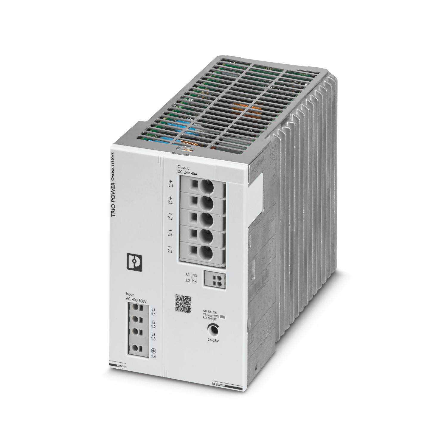 TRIO3-PS/3AC/24DC/40 - 電源 - 1159045 | Phoenix Contact TRIO3-PS/3AC/24DC/40 - 電源 - 1159045 | Phoenix Contact