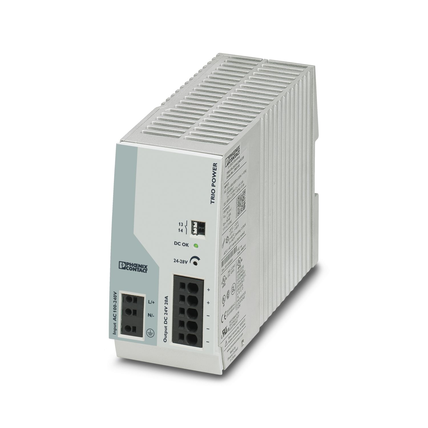 TRIO-PS-2G/1AC/24DC/20 - 電源 - 2903151 | Phoenix Contact TRIO-PS-2G/1AC/24DC/20 - 電源 - 2903151 | Phoenix Contact