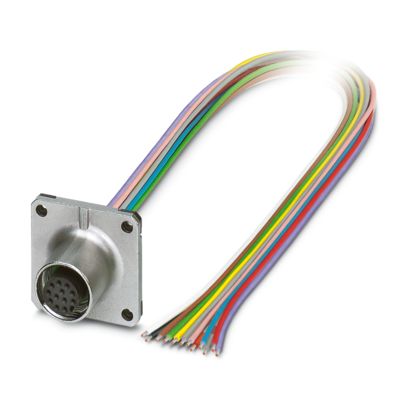 SACC-SQ-M12FS-12CON-20/0,5 - Device connector front mounting (1441710)