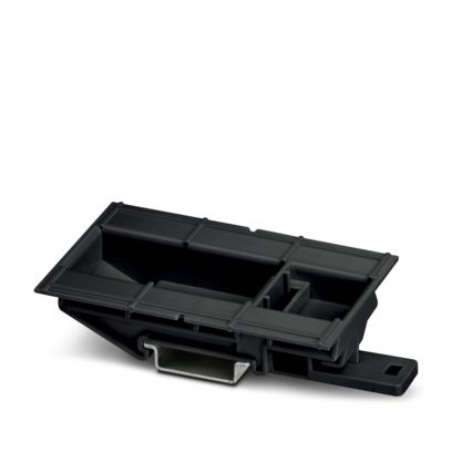 UCS DIN 125-H 9005 - Tragschienenadapter