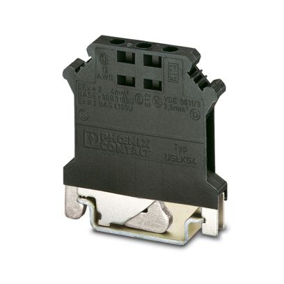 Khối đầu cuối điện thế tham chiếu - USLKG 4 BK/BK - Reference potential terminal block (2798789)