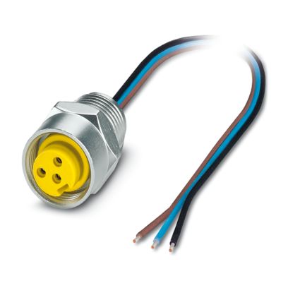SACC-E-MINF-3CON-NPT12-547/1,0 - Flush-type connector (1420948)