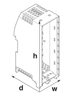 安装基座壳体-ME-IO 75,2 LEB PROCESSED