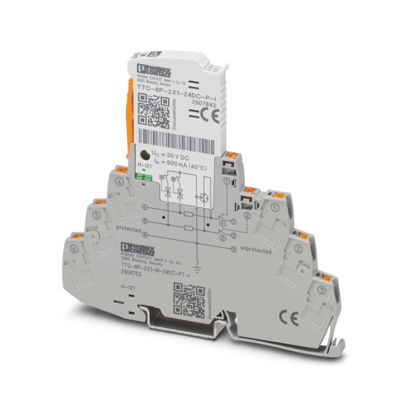 TTC-6P-2X1-M-24DC-PT-I - Surge protection device - 2906753