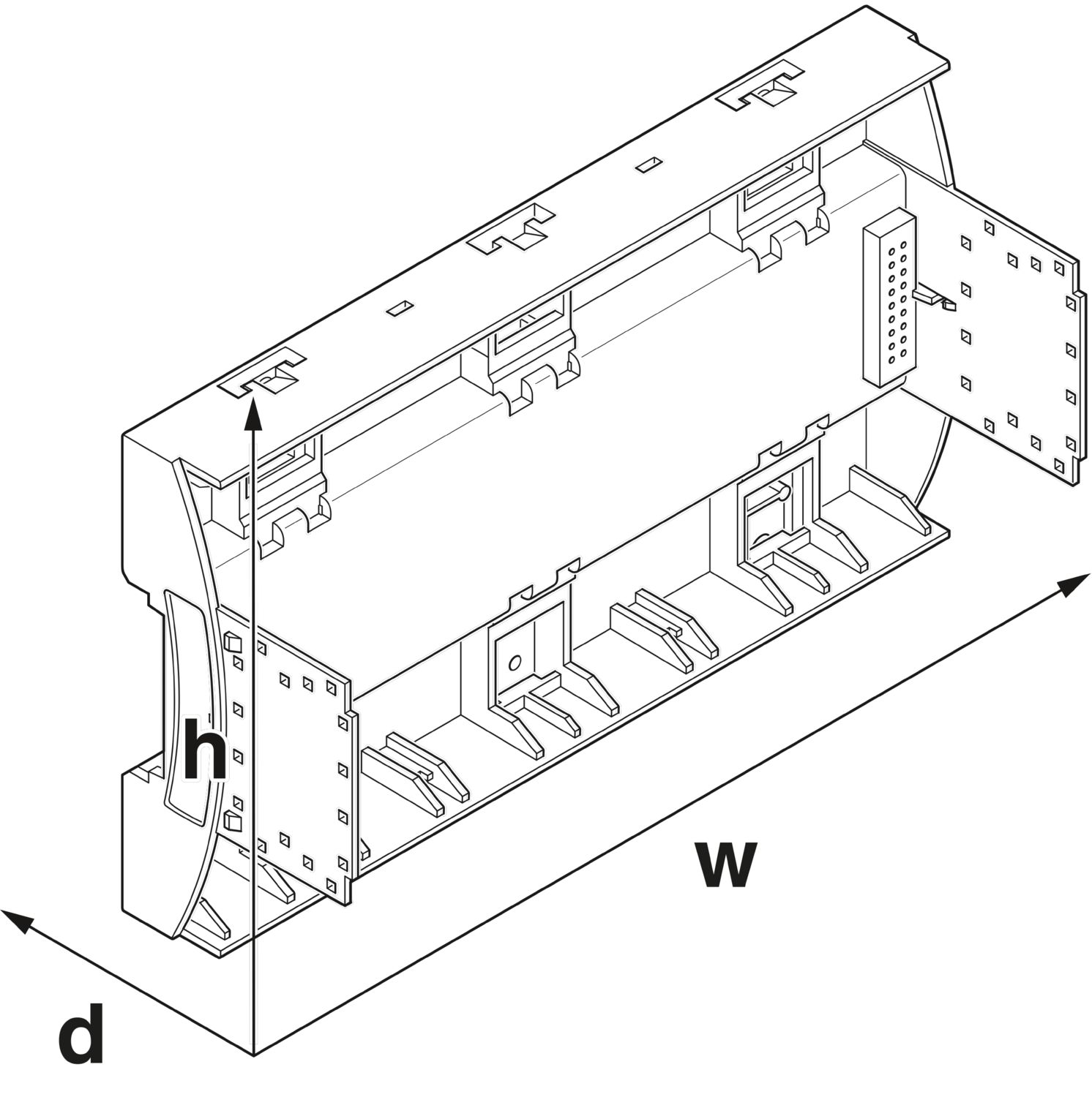 BC 107,6 UT HBUS BK - Mounting base housing - 2896270 BC 107,6 UT HBUS BK - Mounting base housing - 2896270