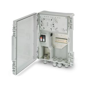 Smart Ethernet Box standing with open cover