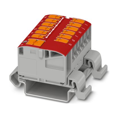 PTVFIX 6/12X2,5-NS35A RD - Distribution block (1019549)