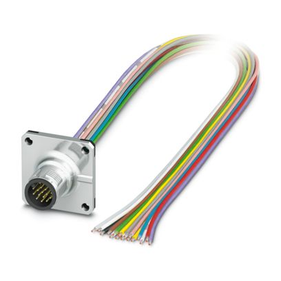 SACC-SQ-M12MS-17CON-20/0,5 - Device connector front mounting (1441723)