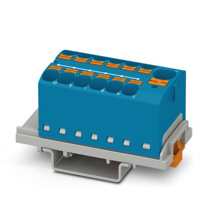 PTFIX 10/12X4-NS35 BU - Distribution block (3273616)