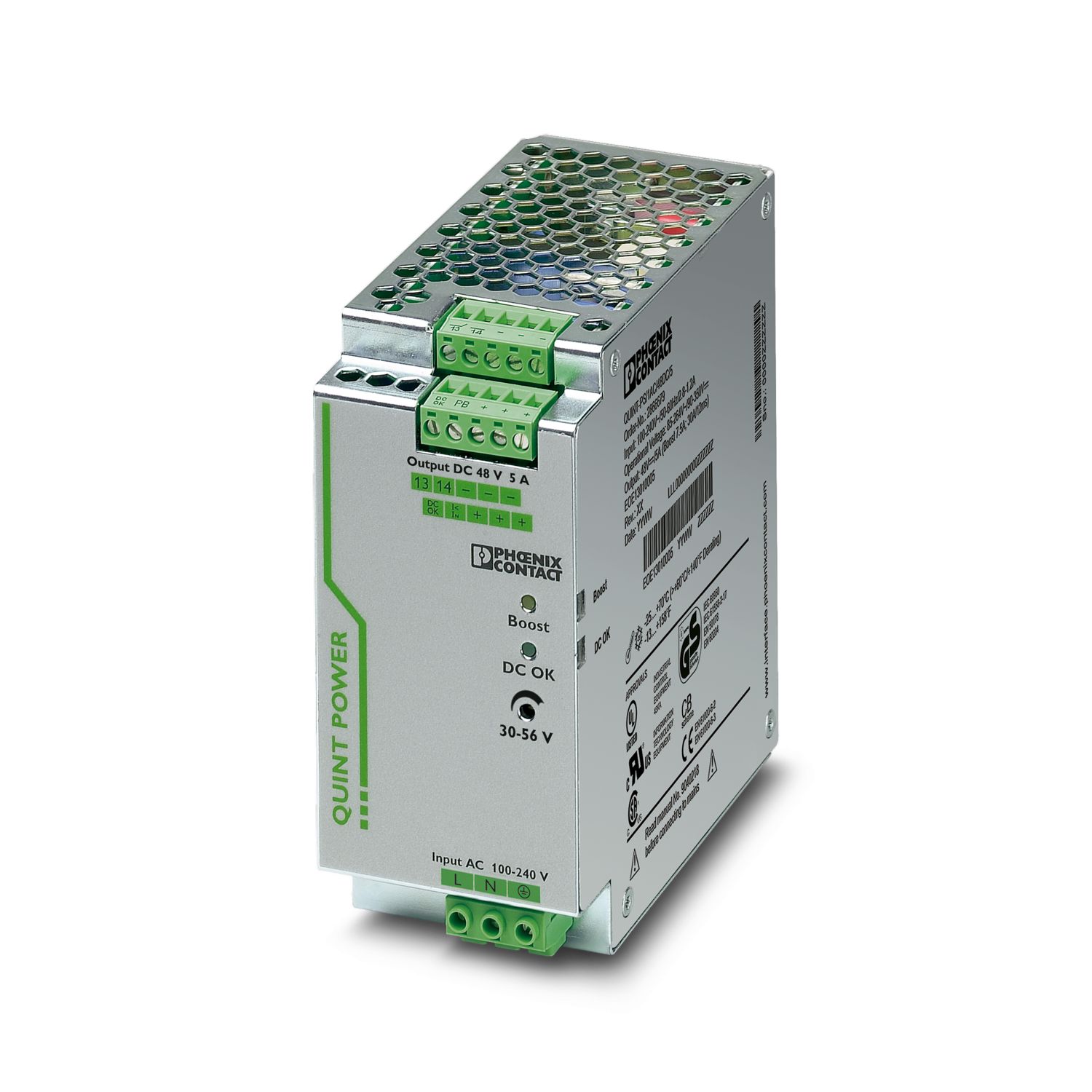 QUINT-PS/1AC/48DC/ 5 - Power supply - 2866679 | Phoenix Contact QUINT-PS/1AC/48DC/ 5 - Power supply - 2866679 | Phoenix Contact