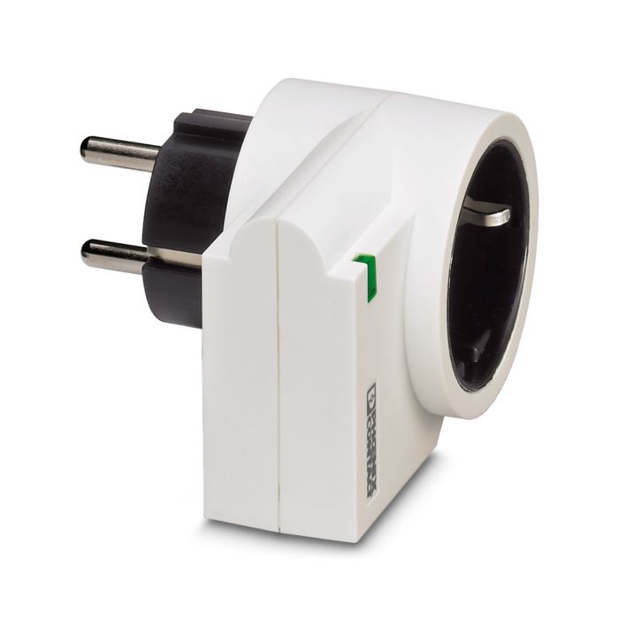 Adaptador con protección contra sobretensiones de tipo 3 para la toma de corriente 