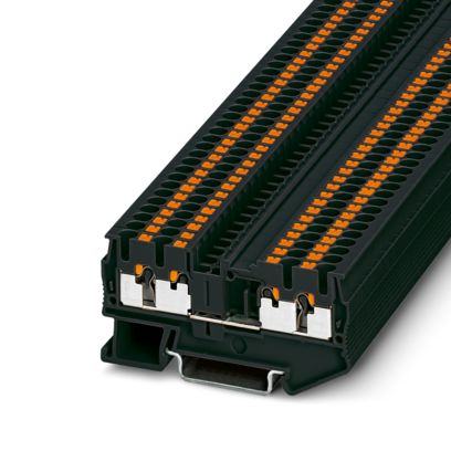 PT 2,5-QUATTRO BK - Feed-through terminal block - 3214424