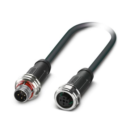 SAC-4P-P12MS/ 0,3-PUR/P12FS SH - Sensor-/Aktor-Kabel
