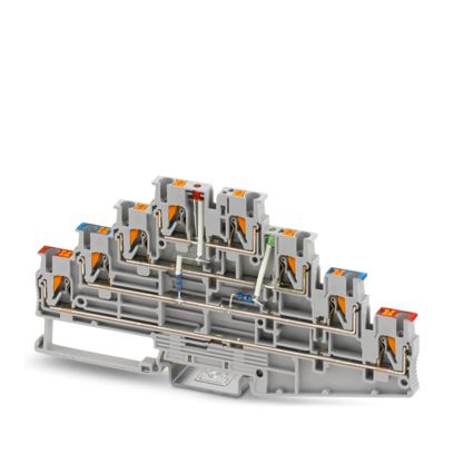 PT 2,5-L RD/L BU/L LED 24 GN/L LED 24 RD - Mehrstockklemme