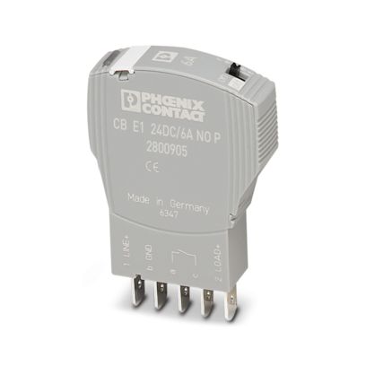 CB E1 24DC/6A NO P - Electronic circuit breaker - 2800905 