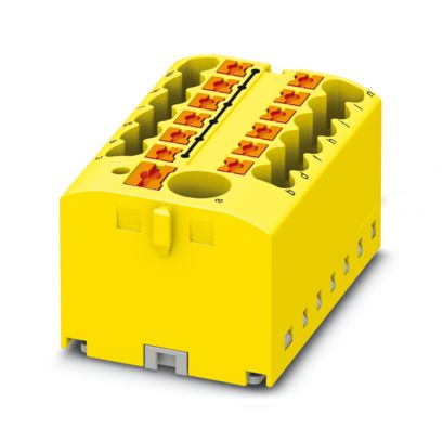 PTFIX 6/12X2,5 YE - Verteilerblock